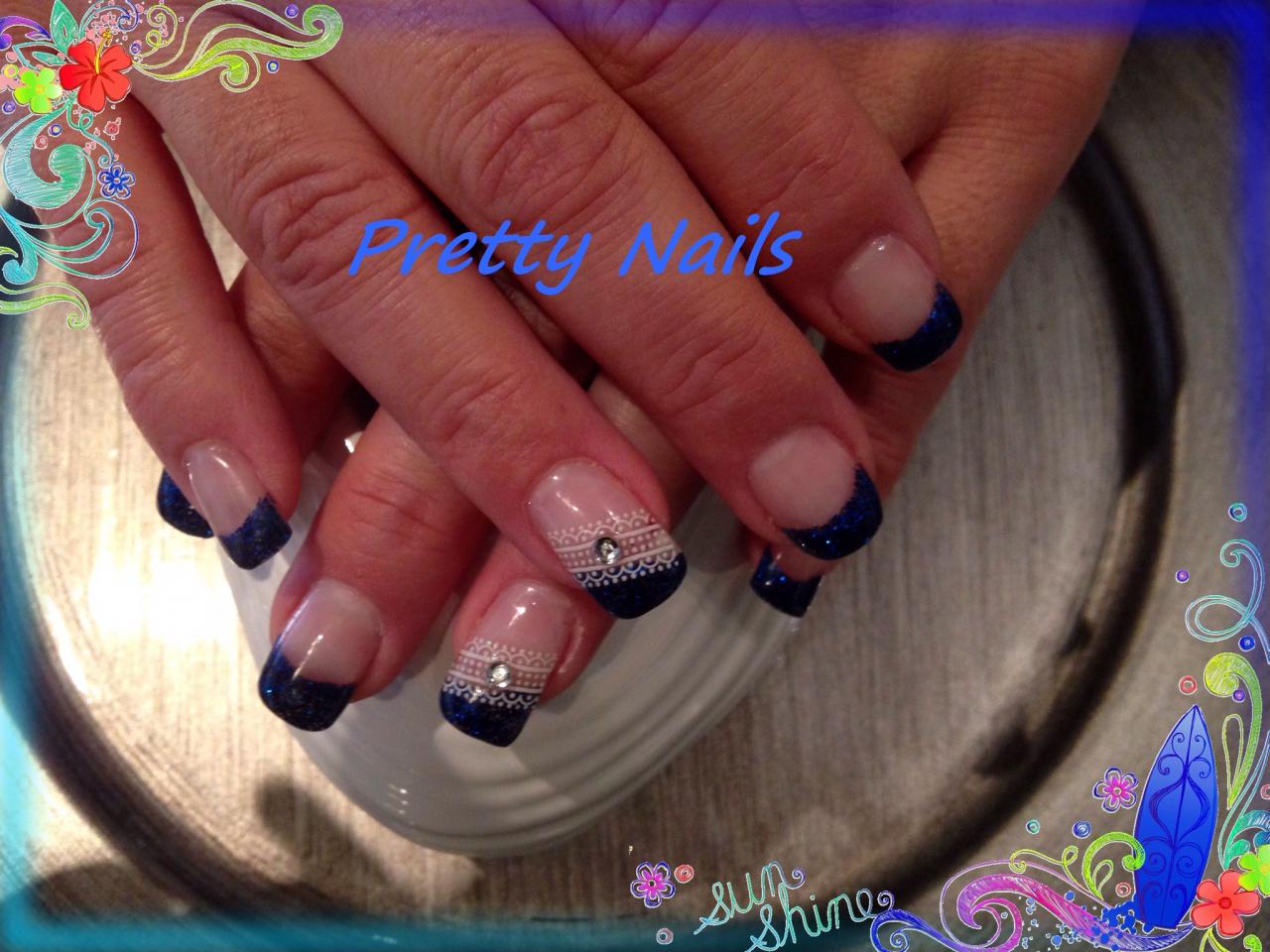 dentelle bleu pétillant